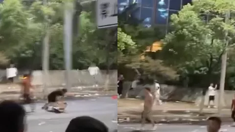 南昌秋水广场持刀捅人事件