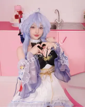 Hidori Rose甘雨女仆cos